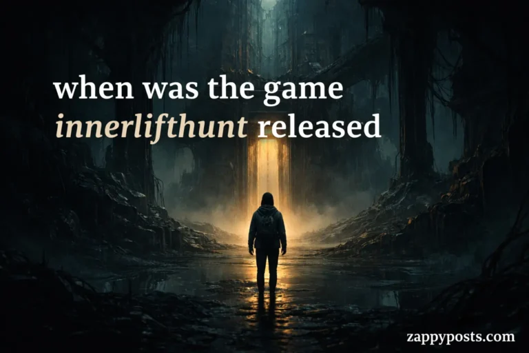 when was the game innerlifthunt released