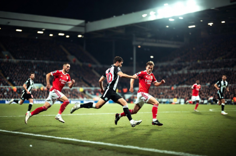 Newcastle vs Benfica