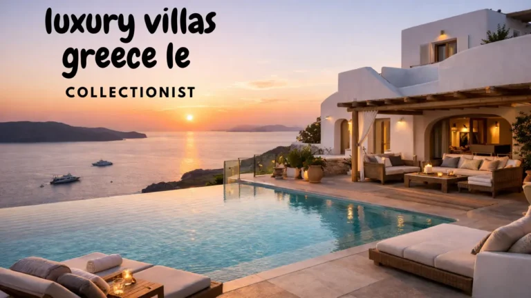 luxury villas greece le collectionist