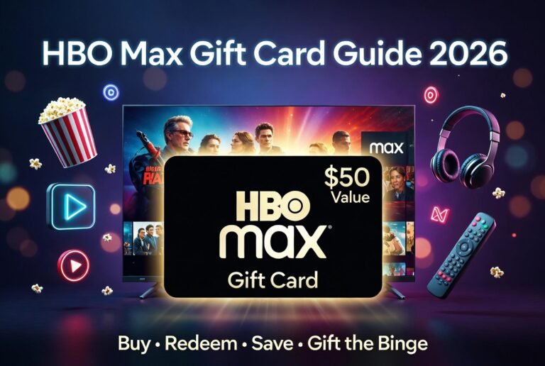 HBO Max Gift Card Guide: How to Buy, Redeem, and Save in 2026 HBO Max gift card